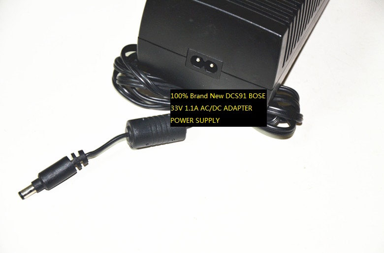 100% Brand New DCS91 BOSE 33V 1.1A AC/DC ADAPTER POWER SUPPLY